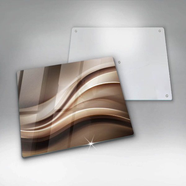 Skleněná krájecí deska Abstrakce jemné linie