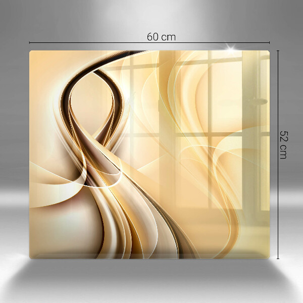 Skleněná krájecí deska Abstrakce kouře