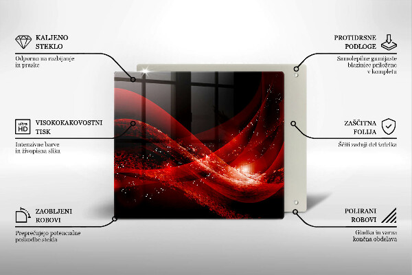 Skleněná krájecí deska Moderní abstrakce