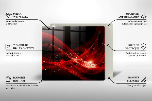 Skleněná krájecí deska Moderní abstrakce