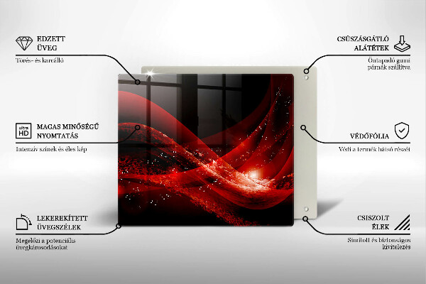 Skleněná krájecí deska Moderní abstrakce