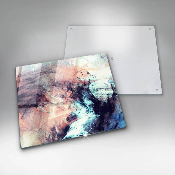 Krájecí prkénko skleněné Malovaná abstrakce