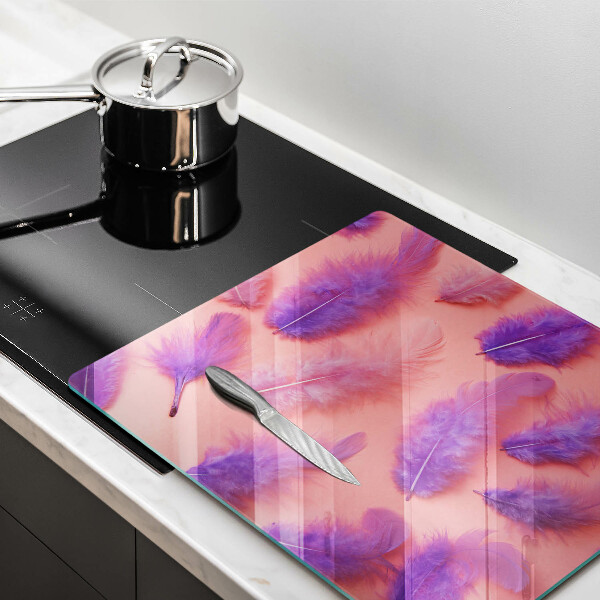 Krájecí prkénko skleněné Nadýchané peří