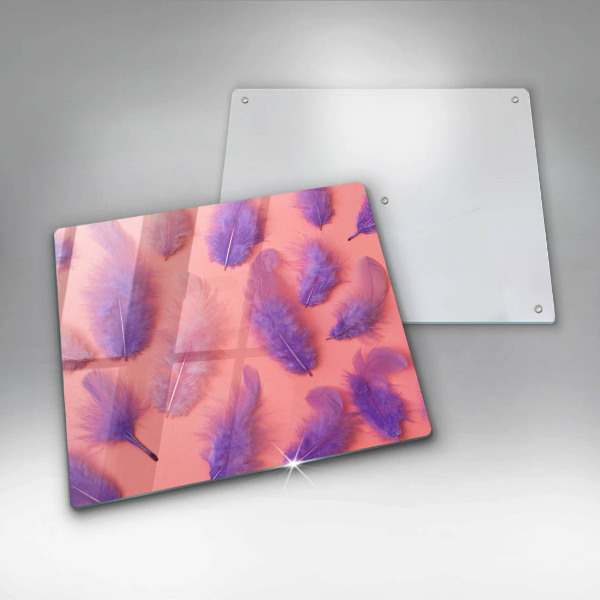 Krájecí prkénko skleněné Nadýchané peří