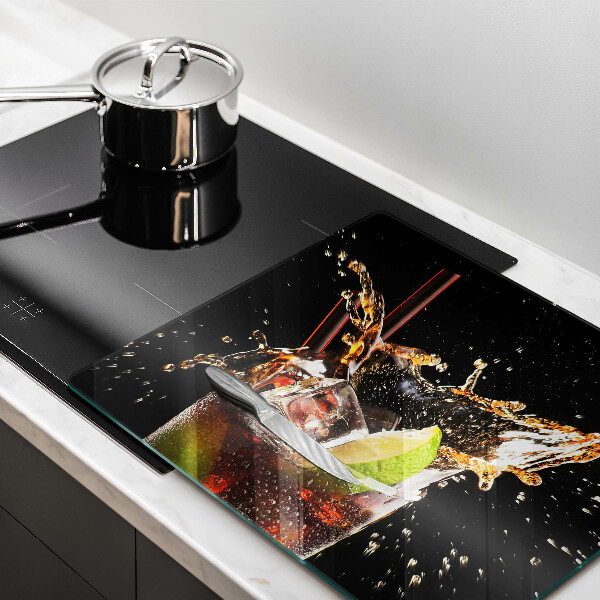 Skleněná krájecí deska Pijte s ledem