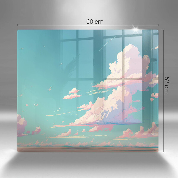 Skleněná deska do kuchyně Pohádkové nebe