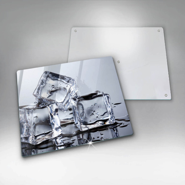 Skleněná krájecí deska Ledové kostky