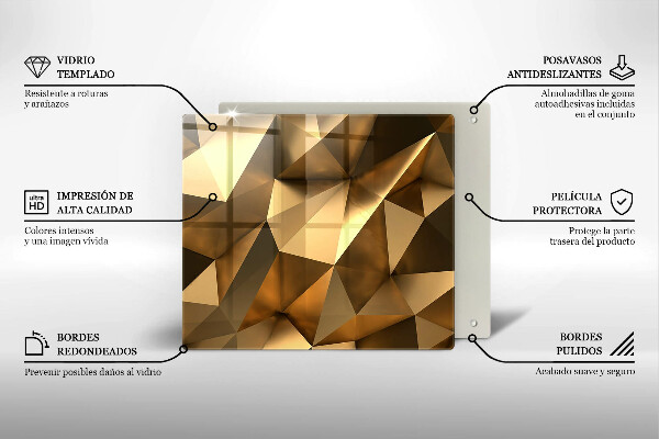 Skleněná krájecí deska Struktura abstrakce pozadí