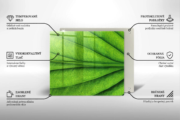 Skleněná krájecí deska Přírodní žilní list