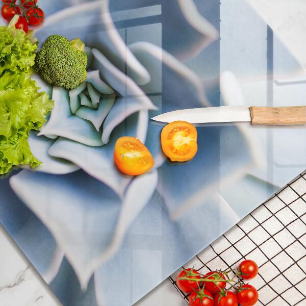 Skleněná krájecí deska Květinová rostlina