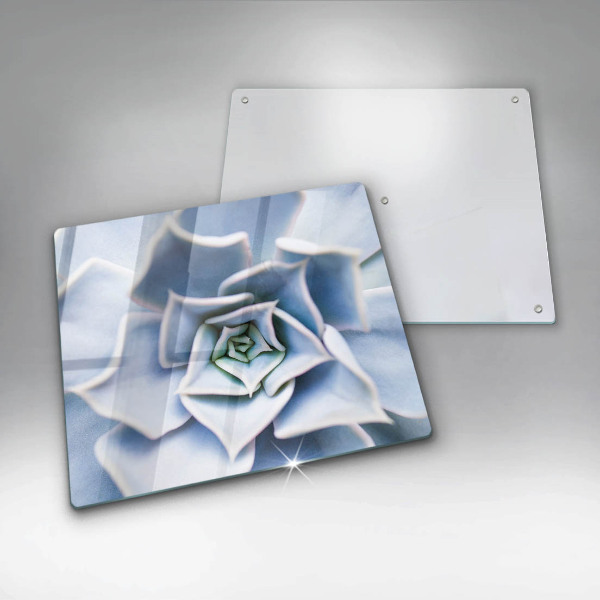 Skleněná krájecí deska Květinová rostlina