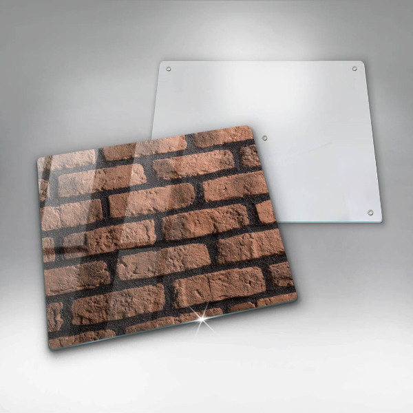 Krájecí prkénko skleněné Cihlová zeď