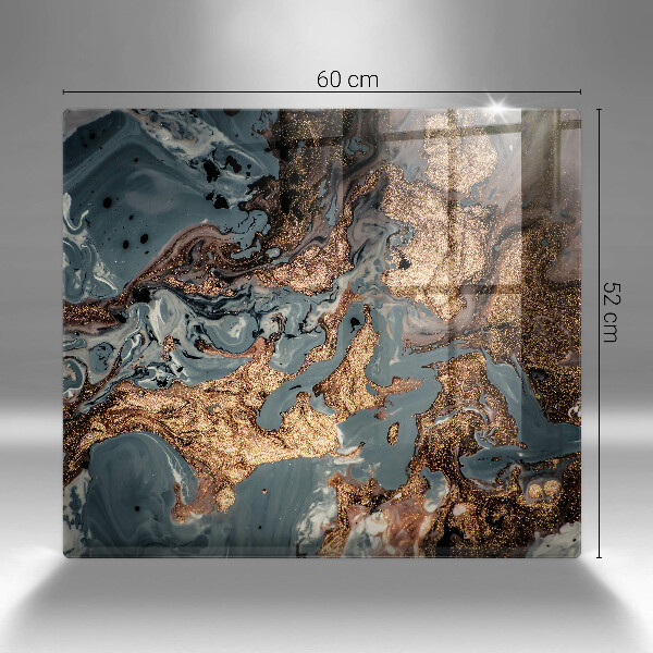 Krájecí prkénko skleněné Zlatá skalní struktura