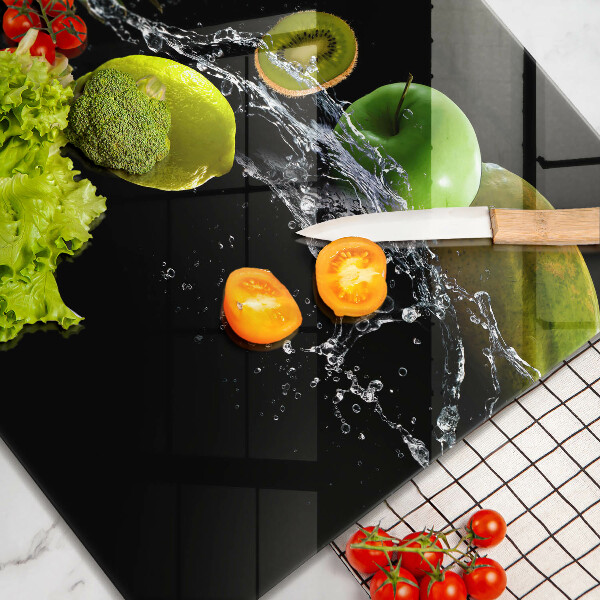 Skleněná deska do kuchyně Ovoce ve vodě