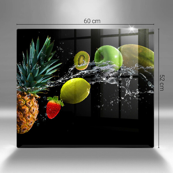 Skleněná deska do kuchyně Ovoce ve vodě