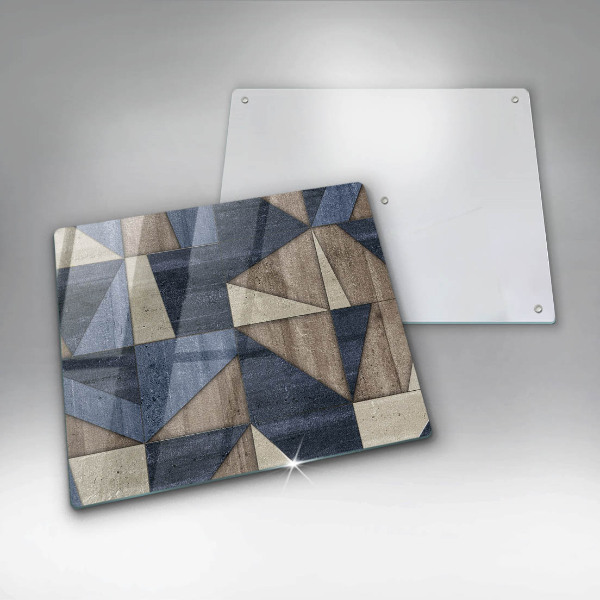 Skleněná deska do kuchyně Geometrické abstrakce