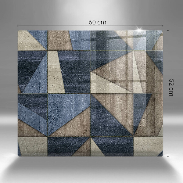 Skleněná deska do kuchyně Geometrické abstrakce