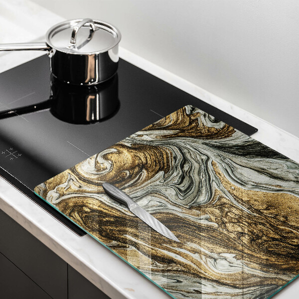 Skleněná deska do kuchyně Bohatá abstrakce