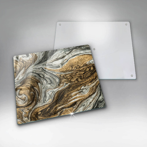 Skleněná deska do kuchyně Bohatá abstrakce