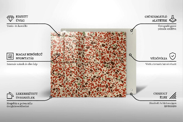 Skleněná deska do kuchyně Jemná kamenina