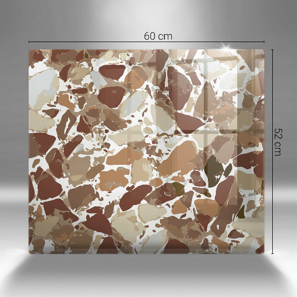 Skleněná deska do kuchyně Kamenné dekorativní skvrny