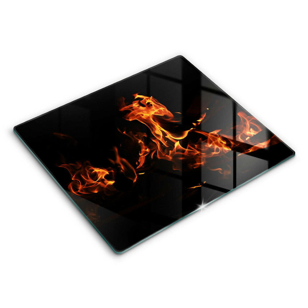 Skleněná deska do kuchyně Zapal živý plamen