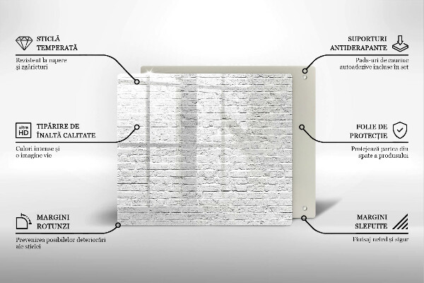 Skleněná krájecí deska Cihlová zeď