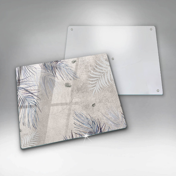 Skleněná deska do kuchyně Subtilní listy