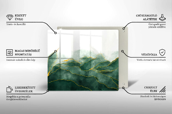 Krájecí prkénko skleněné Abstraktní příroda