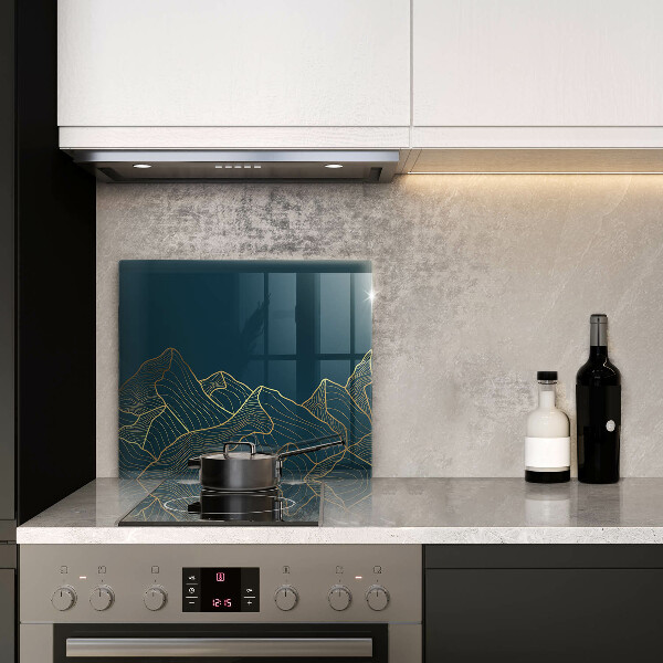 Krájecí prkénko skleněné Abstraktní hory