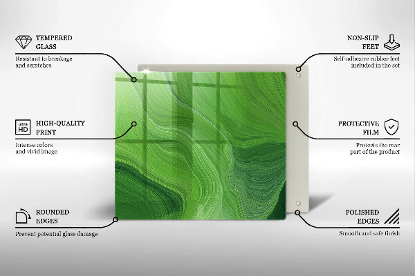 Krájecí prkénko skleněné Abstraktní textura