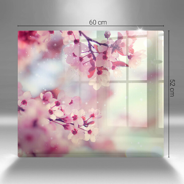 Skleněná krájecí deska Příroda jabloňové květy