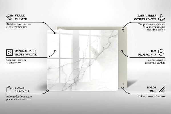 Krájecí prkénko skleněné Mramorové kamenné pozadí