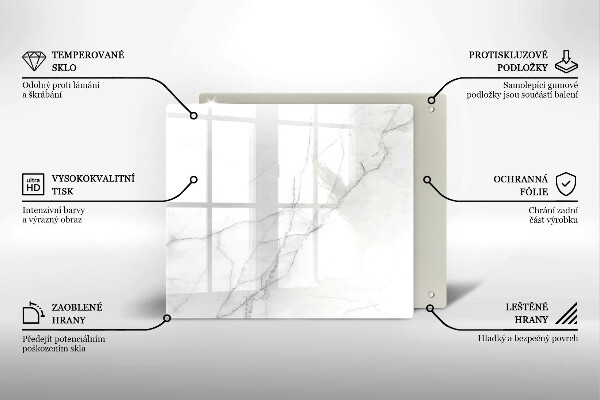 Krájecí prkénko skleněné Mramorové kamenné pozadí