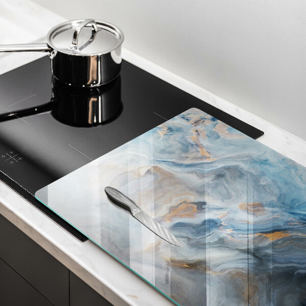 Krájecí prkénko skleněné Textura mramoru