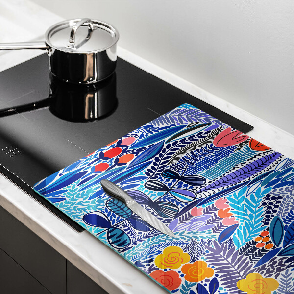 Krájecí prkénko skleněné Malovaná louka