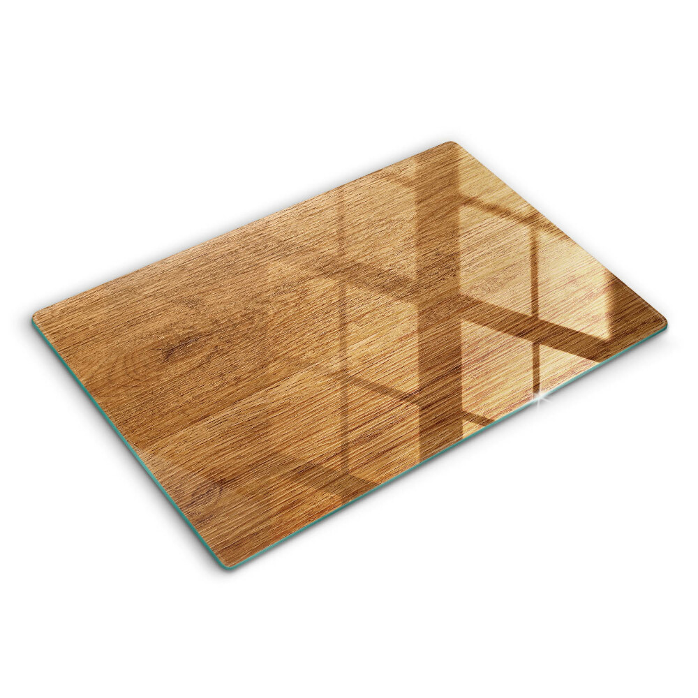 Skleněná deska do kuchyně Textura dřevěné desky