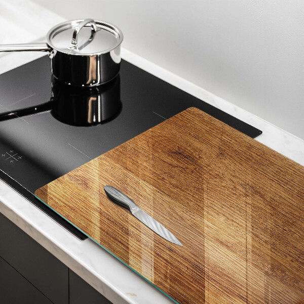 Skleněná deska do kuchyně Textura dřevěné desky
