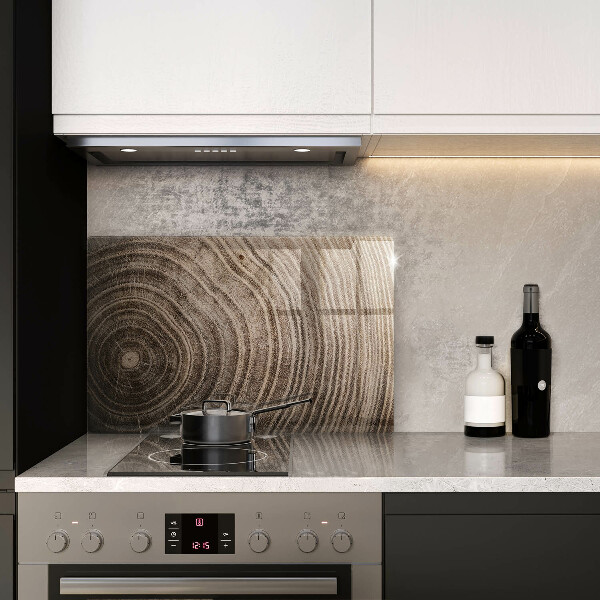 Krájecí prkénko skleněné Dřevěné kroužky