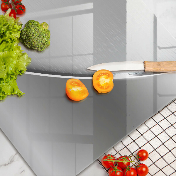 Skleněná deska do kuchyně Kovové tvary