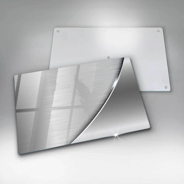 Skleněná deska do kuchyně Kovové tvary