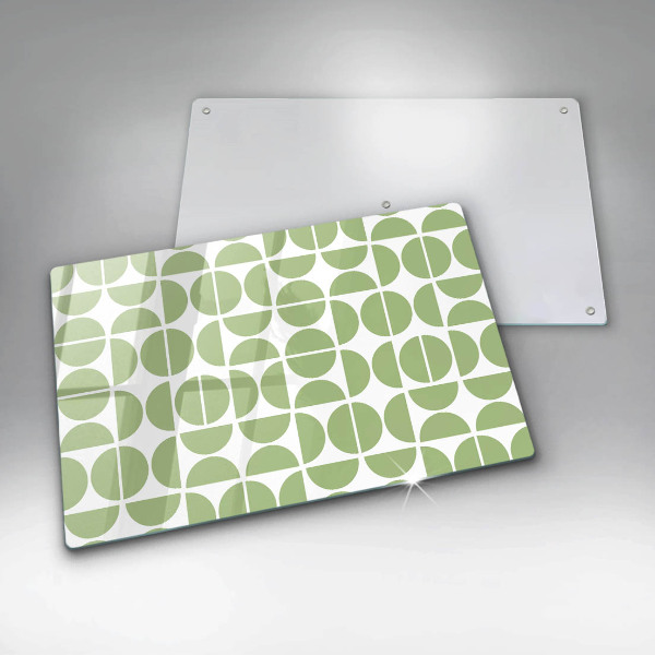 Skleněná deska do kuchyně Vzor boho tvarů