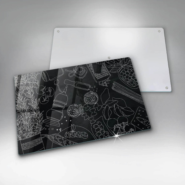 Skleněná deska do kuchyně Kuchyňské doplňky