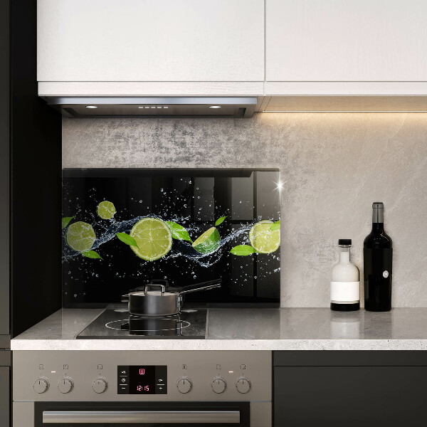 Skleněná deska do kuchyně Limetková voda