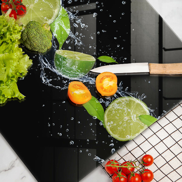 Skleněná deska do kuchyně Limetková voda