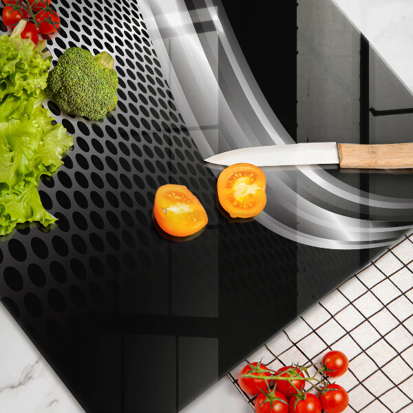 Krájecí prkénko skleněné Kovová konstrukce