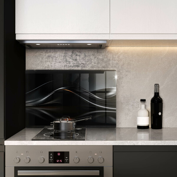 Skleněná deska do kuchyně Abstraktní 3d design