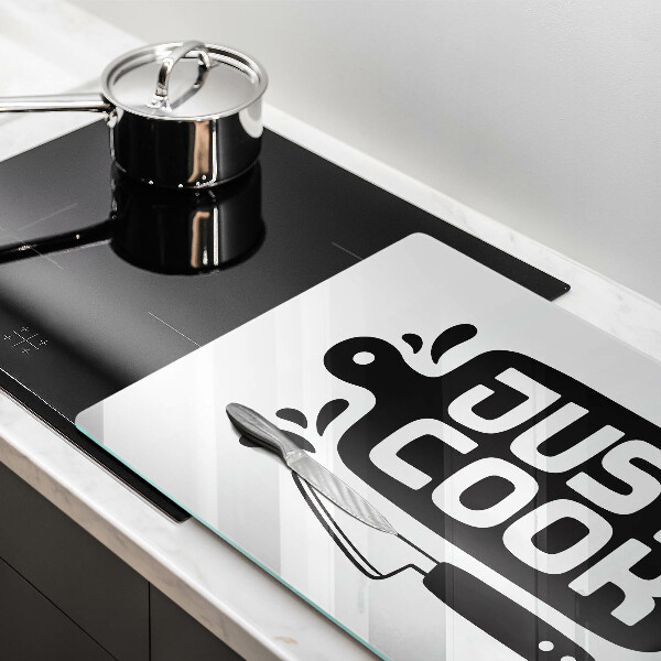 Skleněná deska do kuchyně Just cook