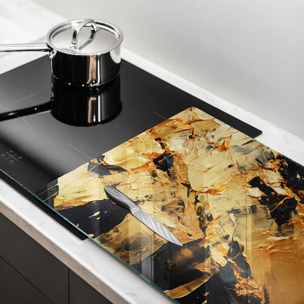 Skleněná deska do kuchyně Elegantní barva textury