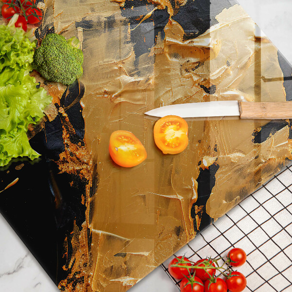 Skleněná deska do kuchyně Elegantní barva textury